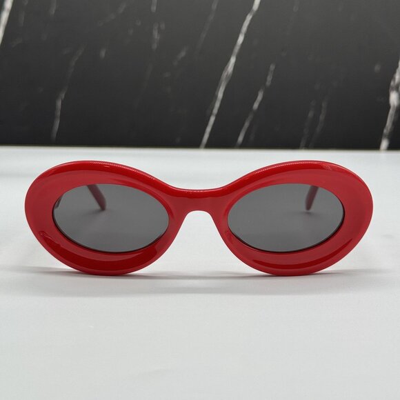 NEW LOEWE SUNGLASSES RED WOMEN EYEWEAR LOEWE LW40110U 66A